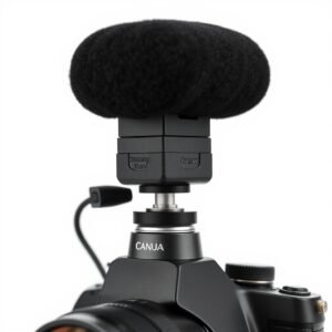 Camera-Mount Windscreen Mic